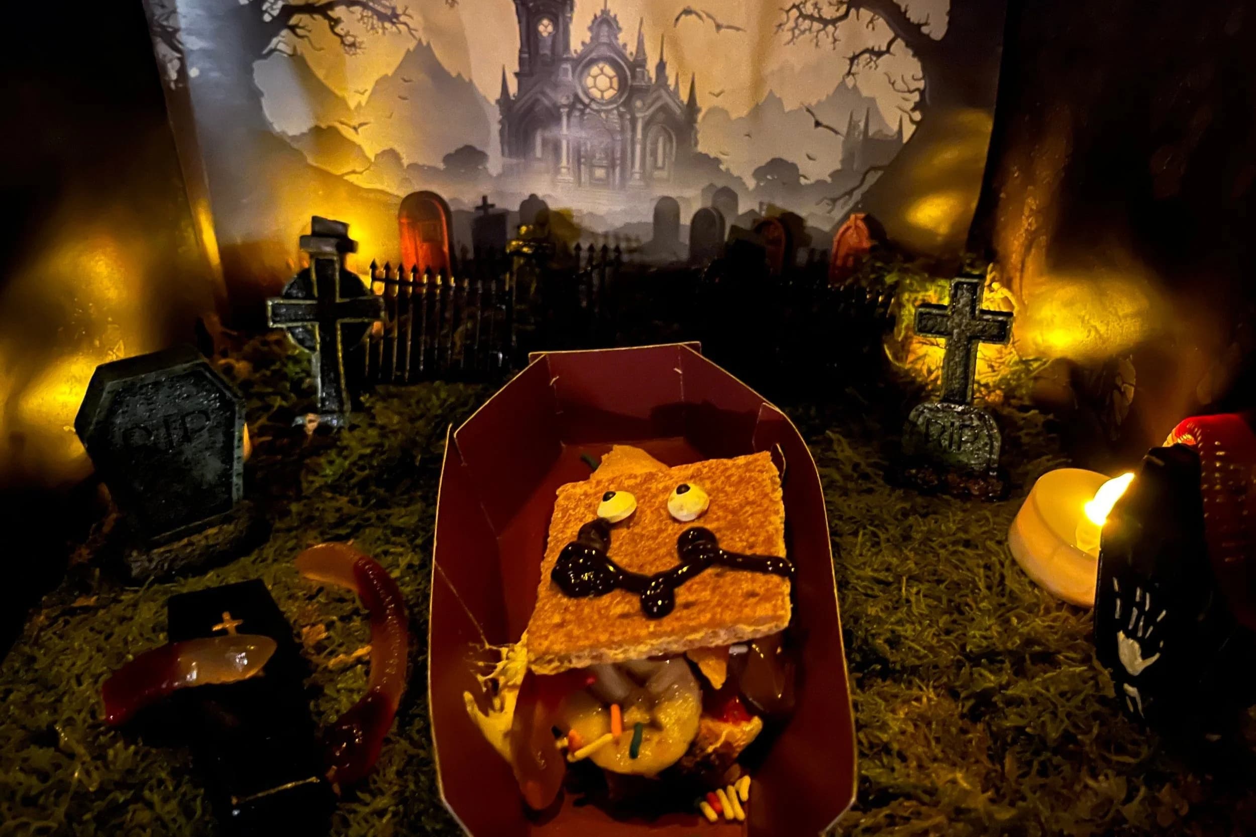 The S'mortuary at City of Gods 2024, night 1, photo 2 of 2